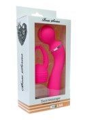 Dual Massager + overlay USB 10+10 functions Pink Boss Series Vision