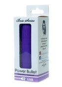 Power Bullet USB 10 functions Glossy Matte Purple Boss Series Vision