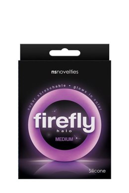 Pierścień-FIREFLY HALO MEDIUM PURPLE NS Novelties