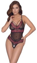 Body koronkowe bez krocza S/M Cottelli LINGERIE