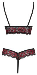 Body koronkowe bez krocza S/M Cottelli LINGERIE