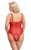 Crotchless Body red 4XL Cottelli CURVES