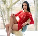 CIAO red bodystocking S/M Anais