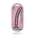 Beaded G-Spot Dildo - 8'' / 20,5 cm - Rose Gold Ouch!