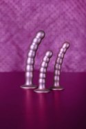 Beaded G-Spot Dildo - 8'' / 20,5 cm - Rose Gold Ouch!