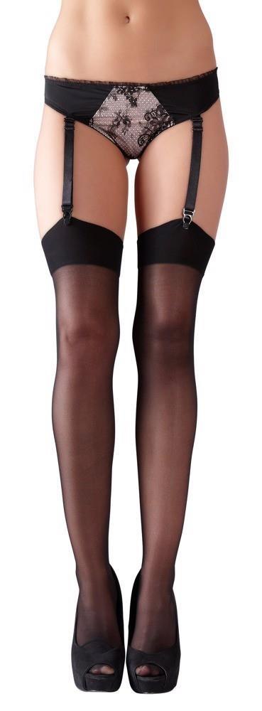 Stockings black 6 Cottelli LEGWEAR