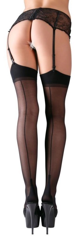 Stockings with seam black 6 Cottelli LEGWEAR