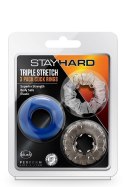 STAY HARD TRIPLE STRETCH 3PACK COCKRINGS Blush