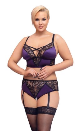 BH Set purple/black2XL Cottelli CURVES