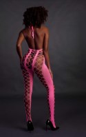 Bodystocking with Halterneck - Pink - XS/XL Ouch!