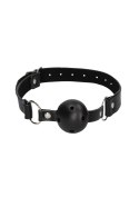 Breathable Ball Gag With Nipple Clamps Ouch!