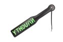 'Naughty'' Paddle - Glow in the Dark - Black/Neon Green