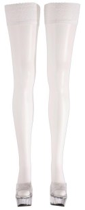 Hold-up Stockings white 4 Cottelli LEGWEAR