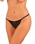 Celia Noir crotchless thong M/L Obsessive