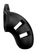 Model 20 - Chastity - 3.5"""" - Silicone Cock Cage - Black ManCage