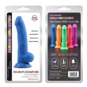 Dildo realistyczne penis naturalne przyssawka 21cm Deluxe Pure Nature