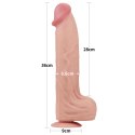 14'' King Sized Sliding Skin Dual Layer Dong Lovetoy