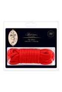 SM BONDAGE ROPE RED 10M (Size: T2) Sweet Caress