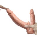 DILDO -STRAP ON DOUBLE DILDOS, 7.1''+5.9'' BAILE