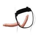 DILDO -STRAP ON DOUBLE DILDOS, 7.1''+5.9'' BAILE