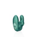 Bent Vibrating Prostate Massager with Remote Control - Metallic Green Ouch!