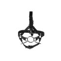 Head Harness with Spider Gag and Nose Hooks - Black Ouch!