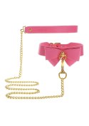 Collar and Leash Pink Taboom