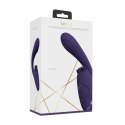 Gen - Rechargeable Triple Action G-Spot Vibrator with Pulse Wave and Vibrating Bristles - Purple Vive