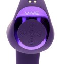 Riko - Rechargeable Triple Action Vibrator with Advanced Finger Motion & Pulse Wave Stimulator - Purple Vive