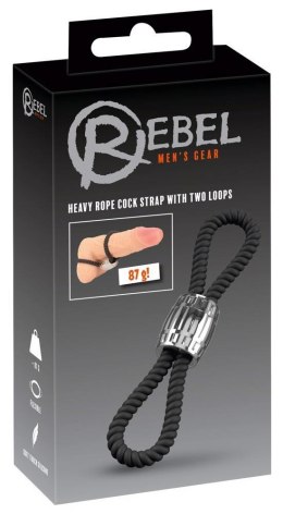 Rebel Heavy Rope Cock Strap 2L Rebel