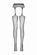 Suspender pantyhose Tula - Black Christine