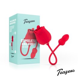 Teazers Rose Vibrator and Clitoris Stimulator Teazers