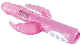 Wibrator 3 końcówki analny waginalny łechtaczka 22cm You2Toys