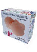 Masturbator realistyczny 2 otwory wibracje 3kg XL Boss Series