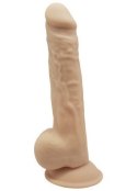 Duży penis dildo jądra przyssawka strap-on 24 cm Silexd