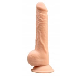 Duży penis dildo jądra przyssawka strap-on 24 cm Silexd