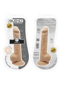 Duży penis dildo jądra przyssawka strap-on 24 cm Silexd